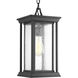 Leticia 1 Light 7.38 inch Textured Black Outdoor Hanging Lantern