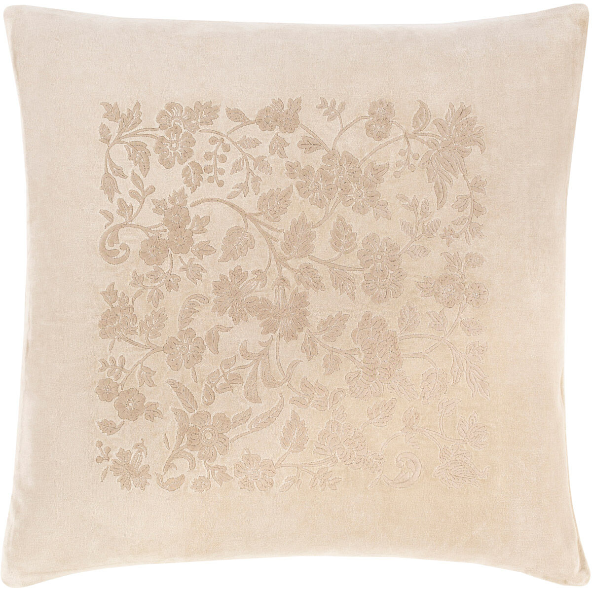 Hendrick 20 X 20 inch Khaki and Taupe Throw Pillow