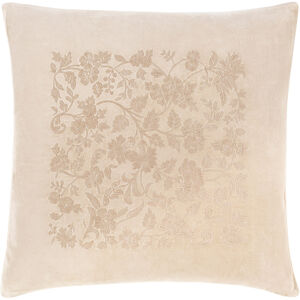Hendrick 20 X 20 inch Khaki and Brown Pillow Cover