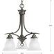 Nerissa 3 Light 19 inch Antique Bronze Chandelier Ceiling Light