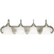 Booker 4 Light 30 inch Matte Nickel Vanity Light Wall Light