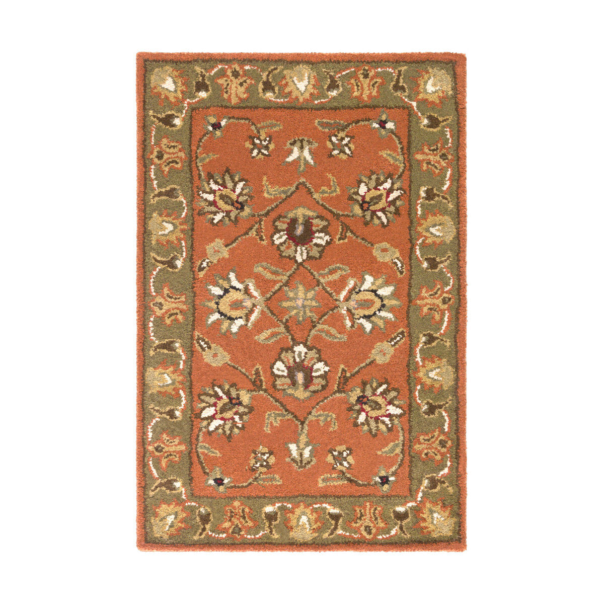 Cedric 36 X 24 inch Camel/Dark Brown/Black Rugs, Wool