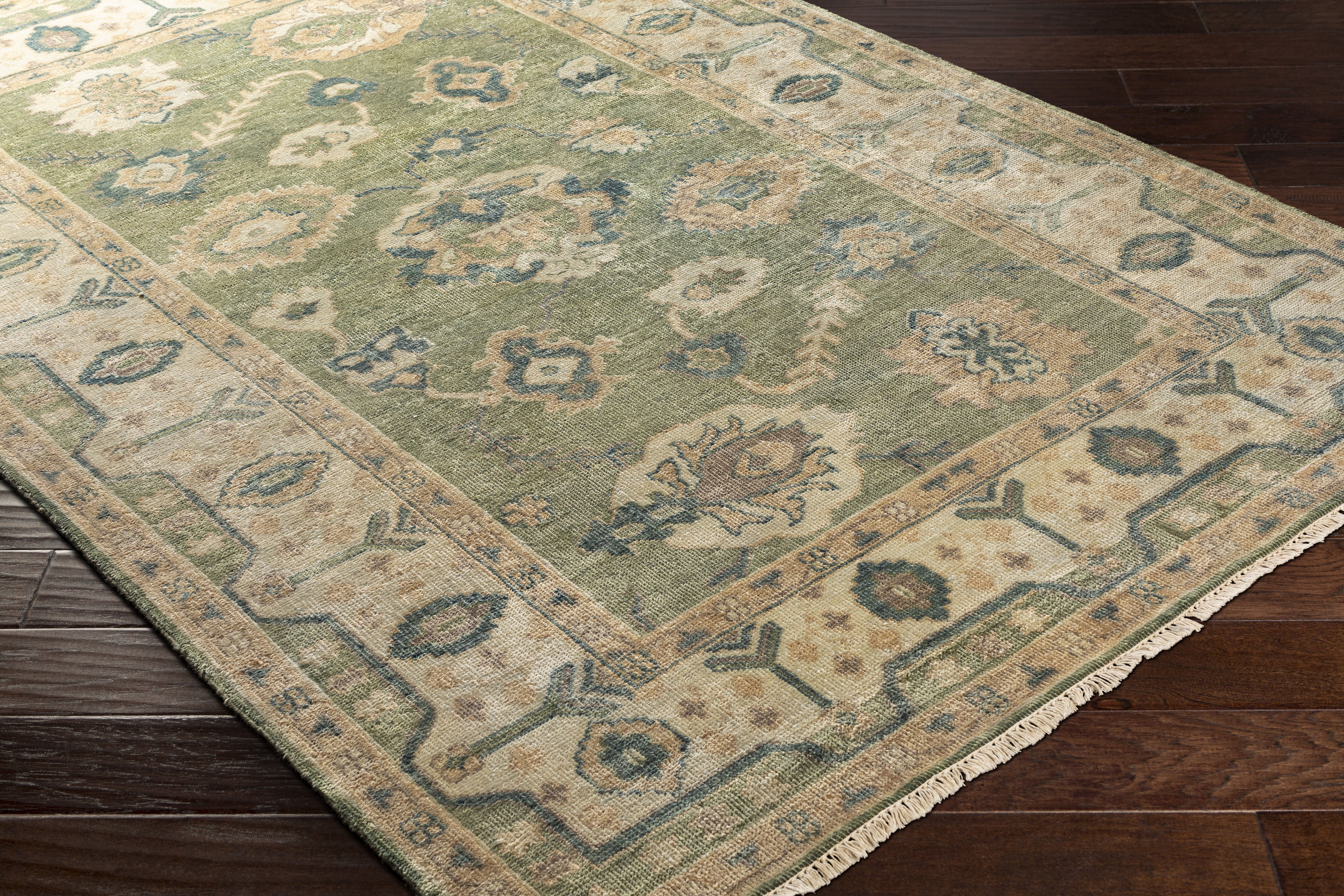 Fantasia 132 X 96 inch Dusty Sage Rug, Rectangle
