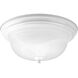 Adelmo 2 Light 13.25 inch White Flush Mount Ceiling Light