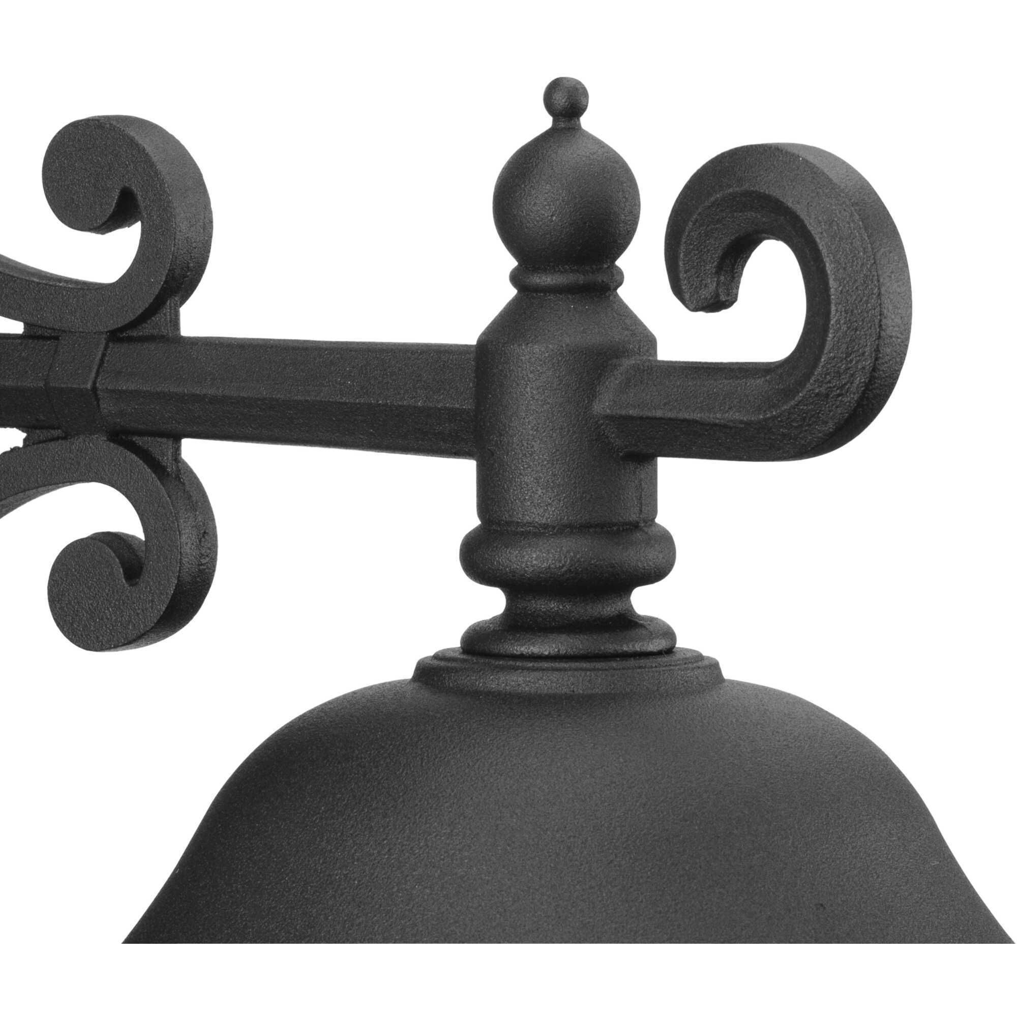 Renee 3 Light 17 inch Textured Black Outdoor Wall Lantern