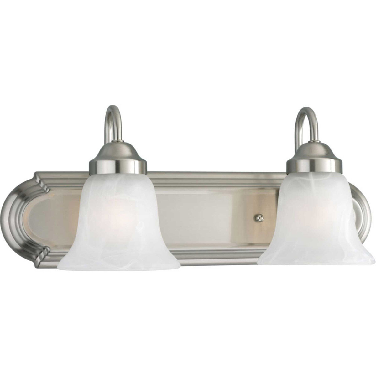 Verity 2 Light 18 inch Brushed Nickel Bath Vanity Wall Light