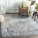 Nero 132 X 96 inch Blue Rug, Rectangle