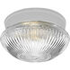 Ignatius 1 Light 7.5 inch White Flush Mount Ceiling Light