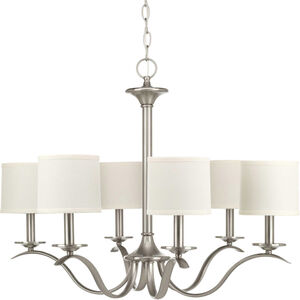 Mark 6 Light 30 inch Brushed Nickel Chandelier Ceiling Light