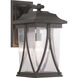 Luce 1 Light 20 inch Antique Bronze Outdoor Wall Lantern, Large
