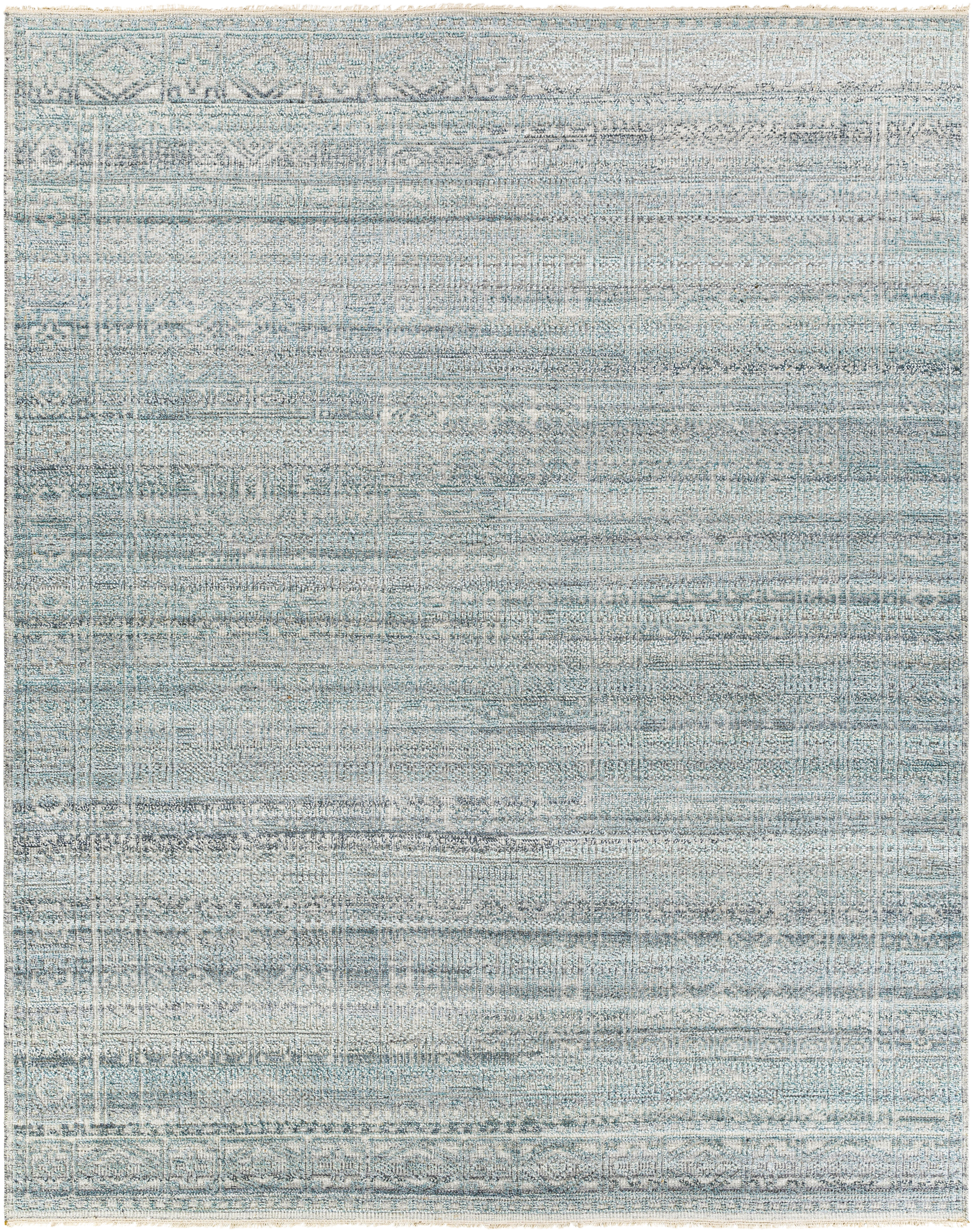 Hollis 120 X 96 inch Teal Rug, Rectangle