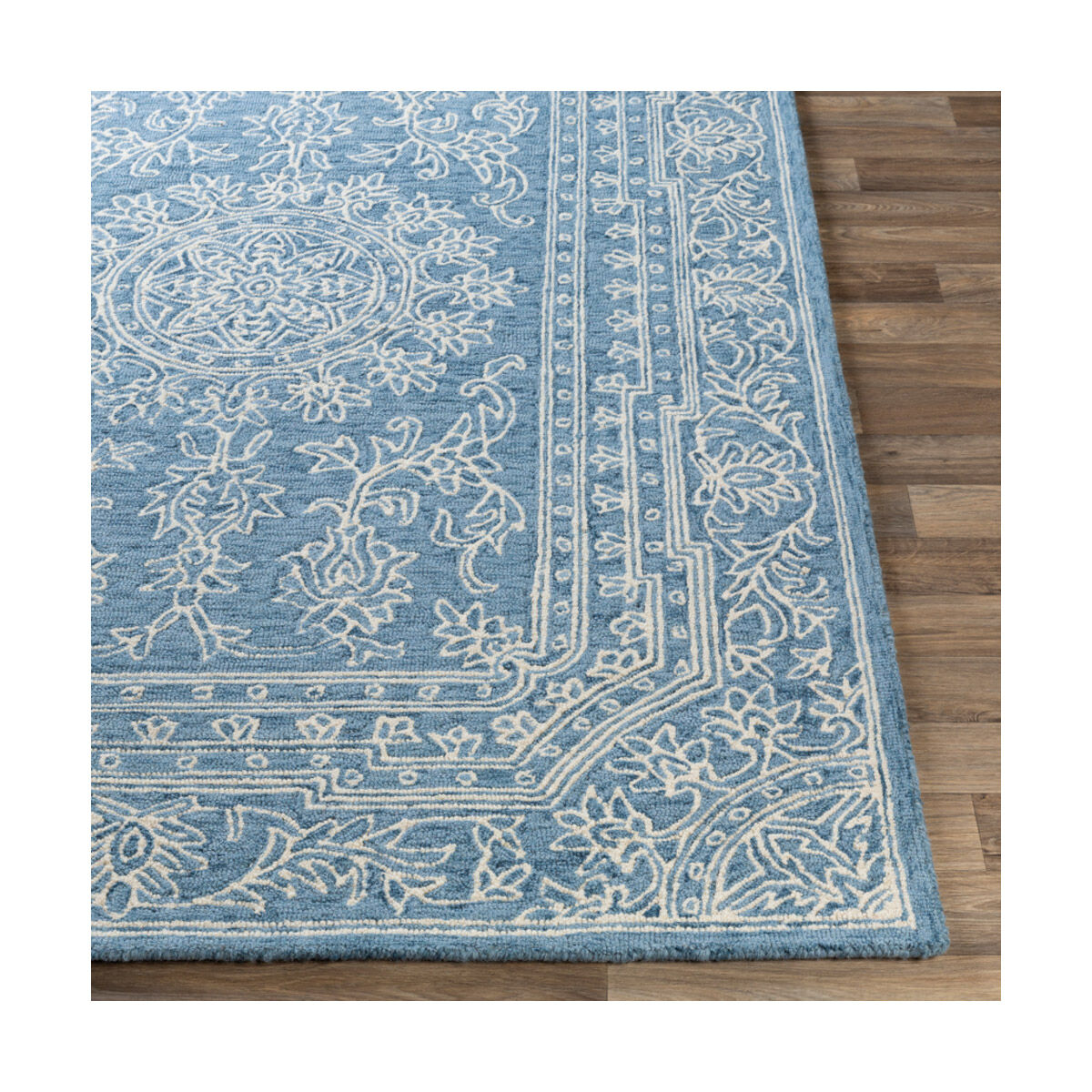 Kadenza 90 X 60 inch Denim/Navy/Cream Rugs