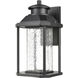 Latonia LED 13 inch Matte Black Outdoor Wall Sconce