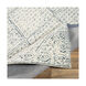 Ellen 36 X 24 inch Navy/Ice Blue/Cream Rugs