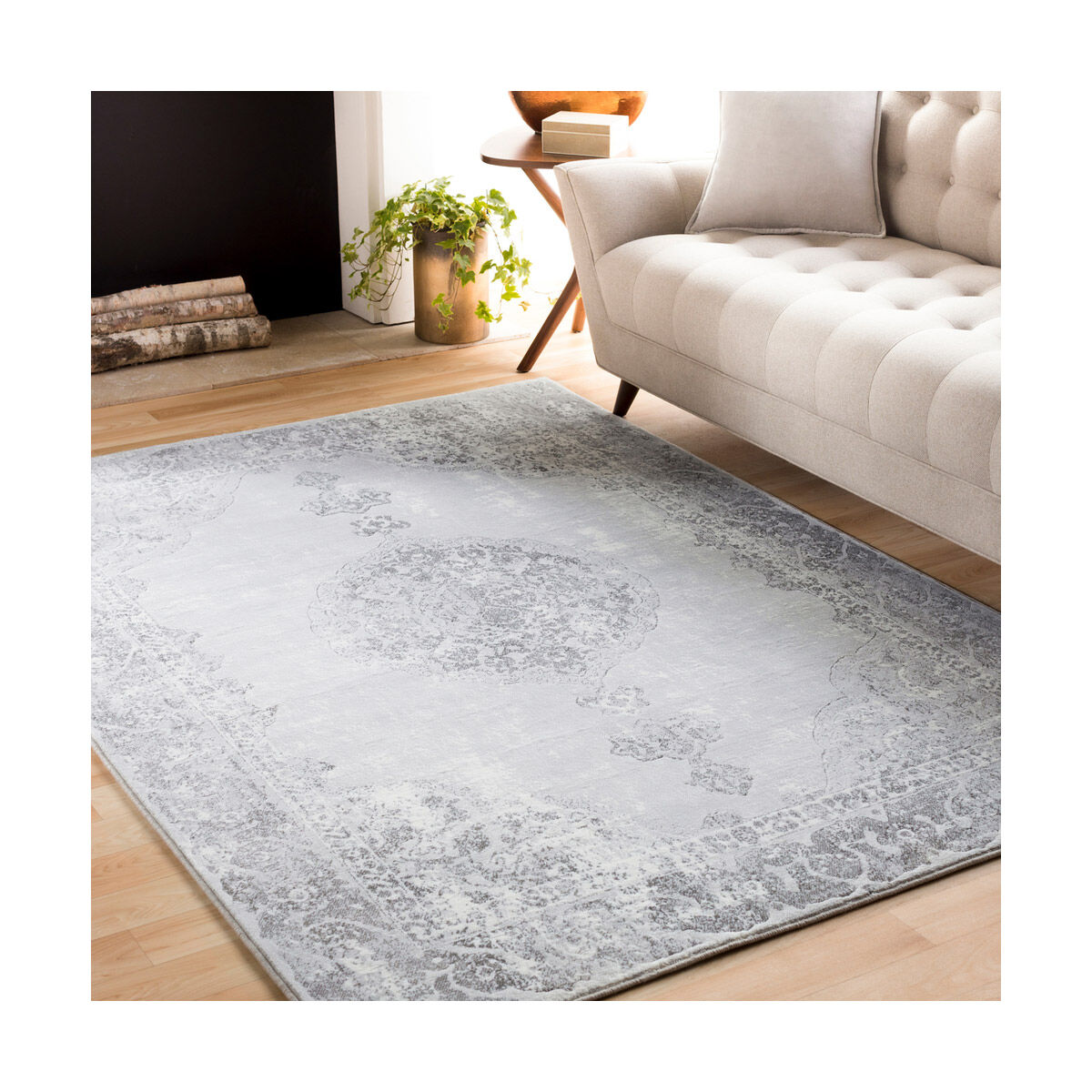 Korvin 35 X 24 inch Camel/Navy/White Rugs, Polypropylene