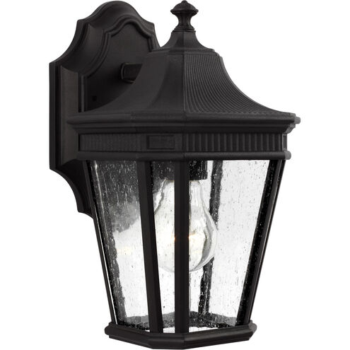 Quade 1 Light 11.5 inch Black Outdoor Wall Lantern