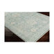 Isaac 59 X 31 inch Medium Gray/Ivory/Teal/Navy Rugs, Rectangle