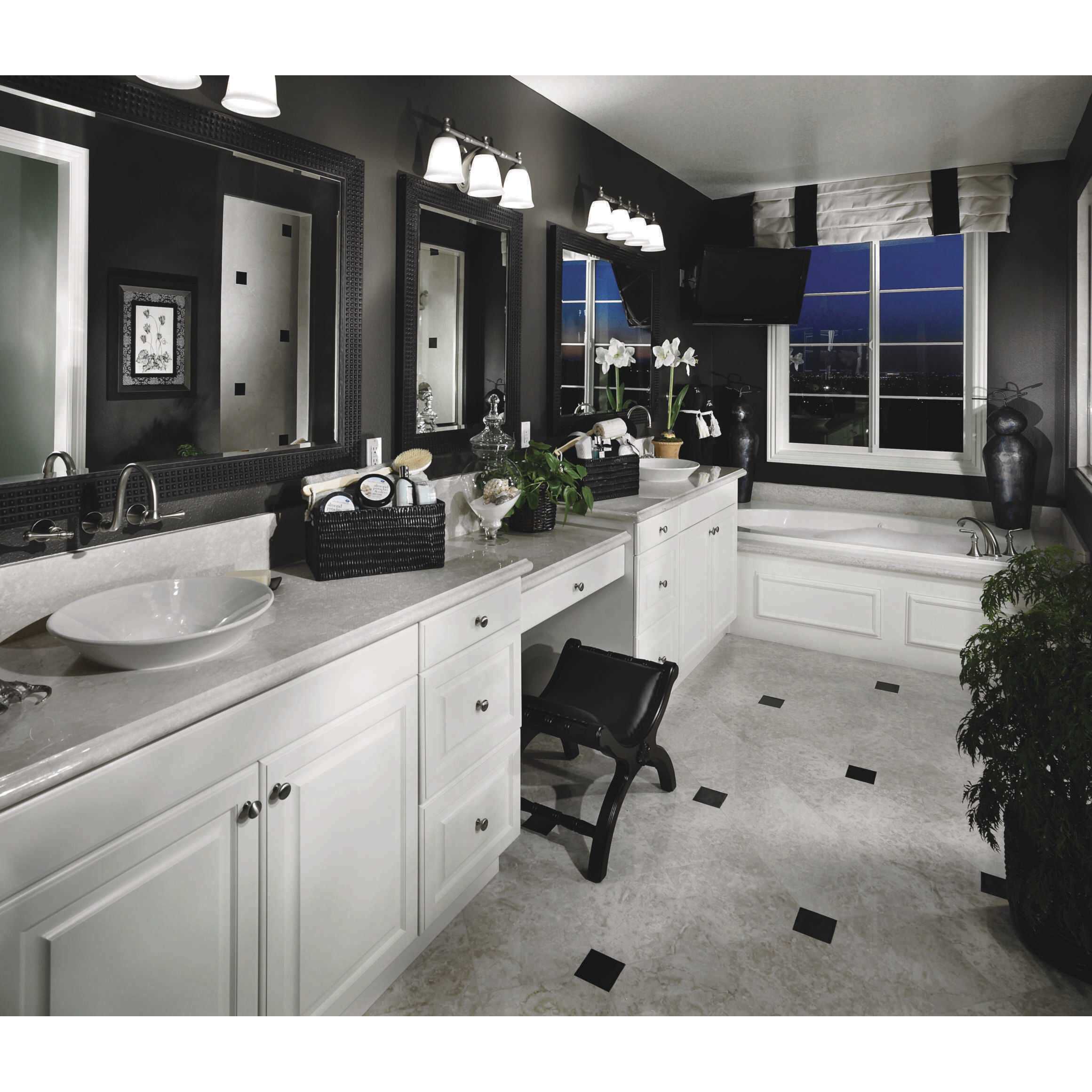 Juno 3 Light 25 inch Brushed Nickel Bath Vanity Wall Light, Delta