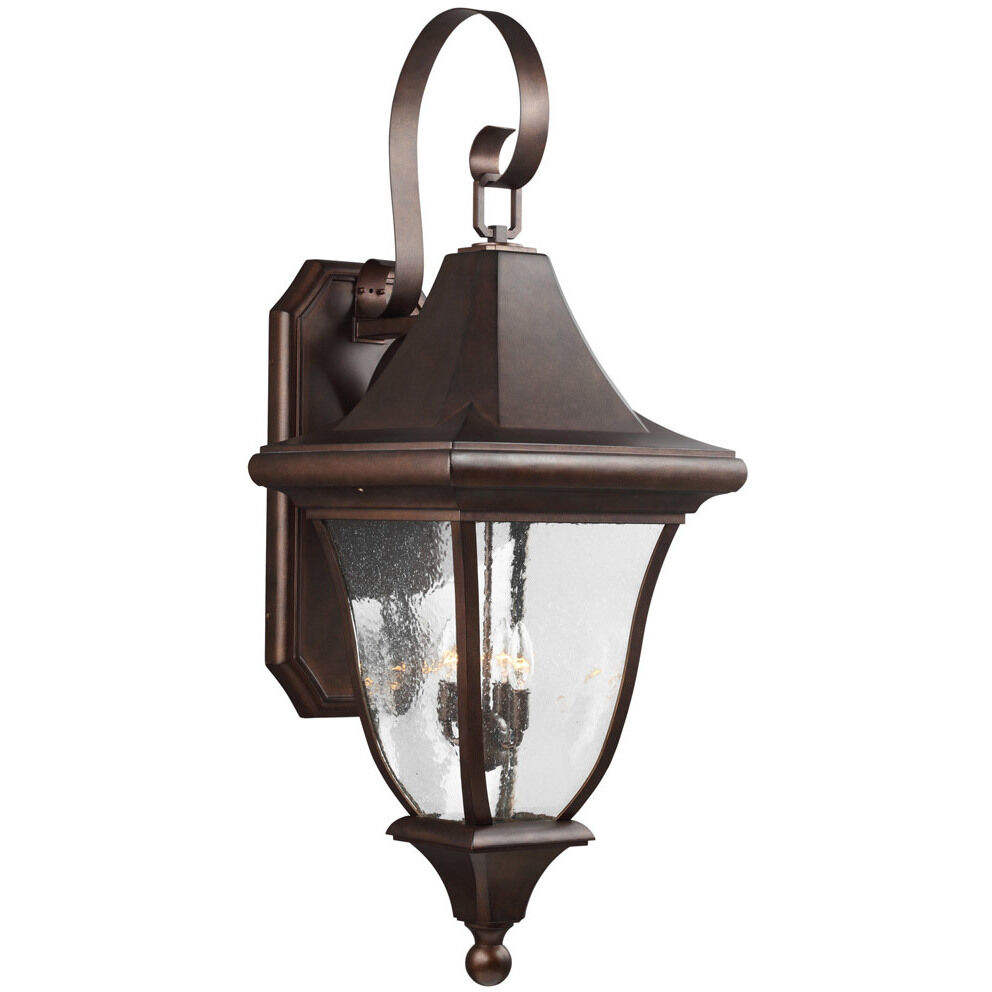 Caius 4 Light 43.75 inch Patina Bronze Outdoor Wall Lantern