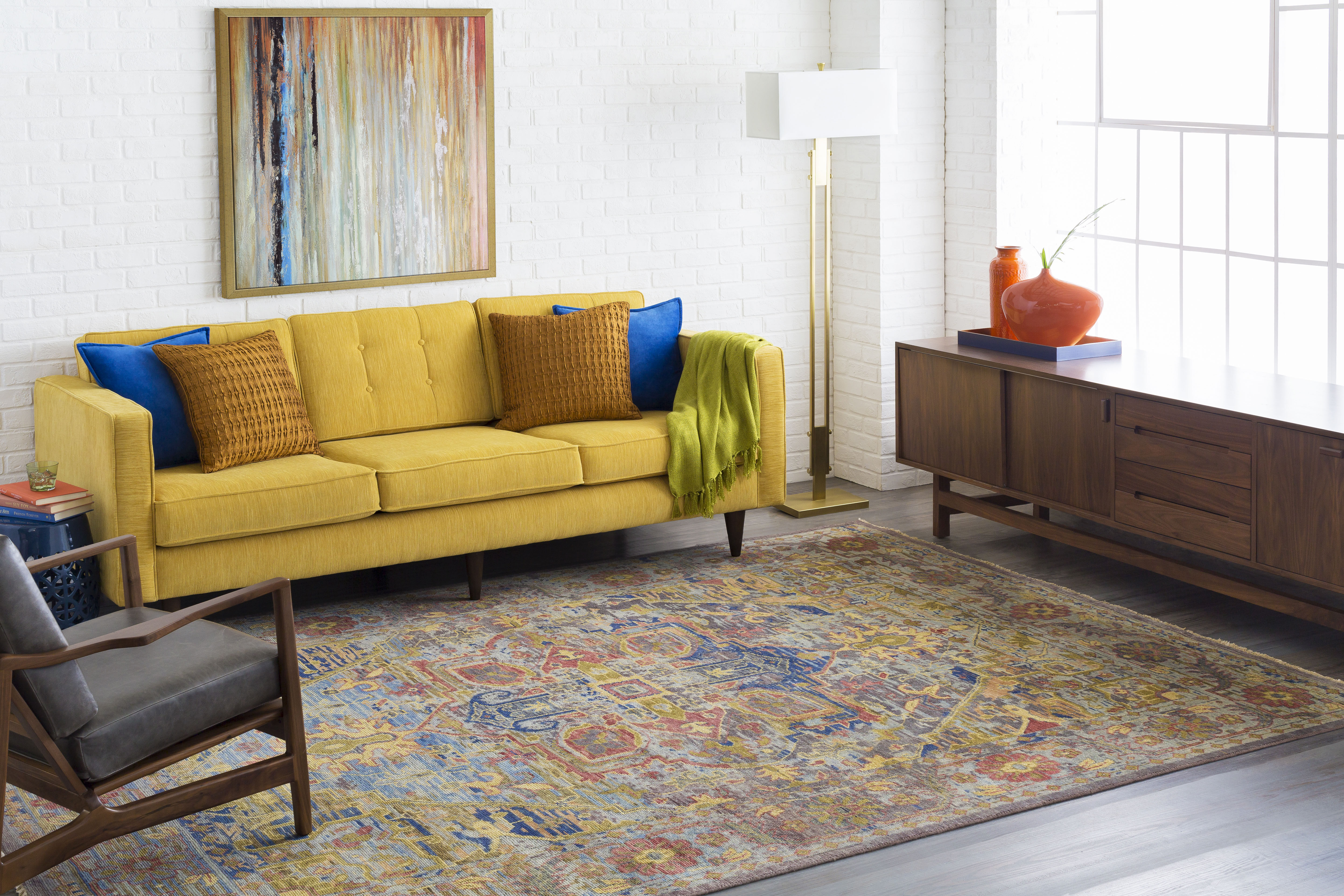 Nero 120 X 120 inch Dusty Sage Rug, Round