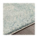 Isaac 94 X 30 inch Medium Gray/Ivory/Teal/Navy Rugs, Runner