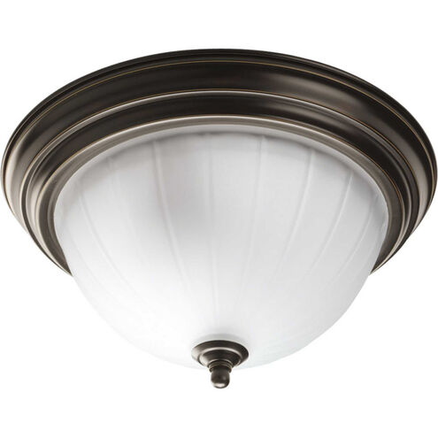 Skeet 2 Light 13.25 inch Antique Bronze Flush Mount Ceiling Light