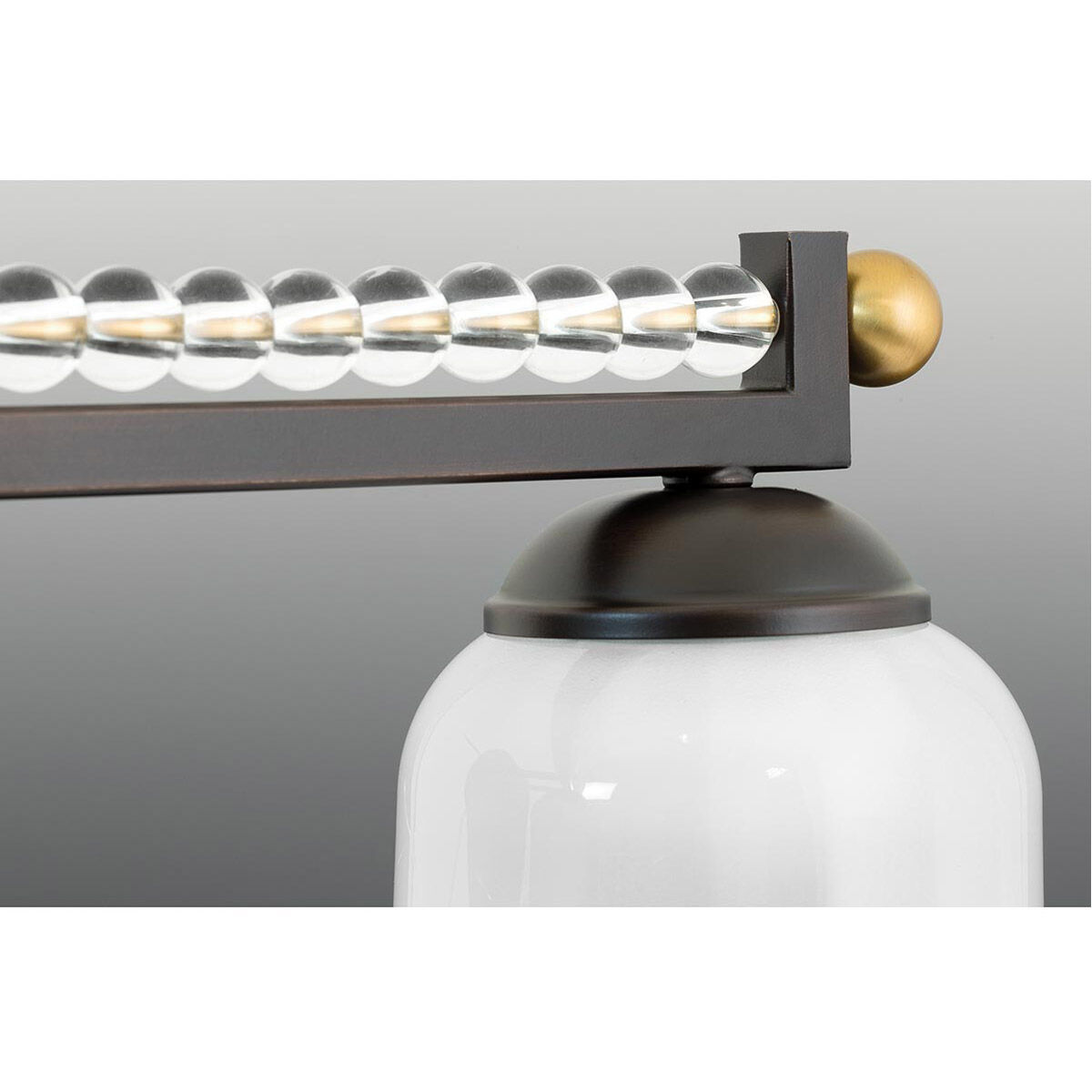 Duffy 2 Light 13.38 inch Antique Bronze Bath Vanity Wall Light, Design Series