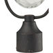 Chivalry 1 Light 15 inch Weathered Charcoal Post Mount