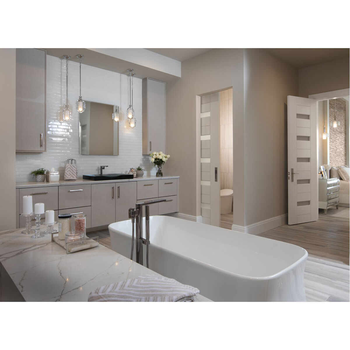 Gail 1 Light 6.38 inch Polished Nickel Semi-Flush Convertible Pendant Ceiling Light