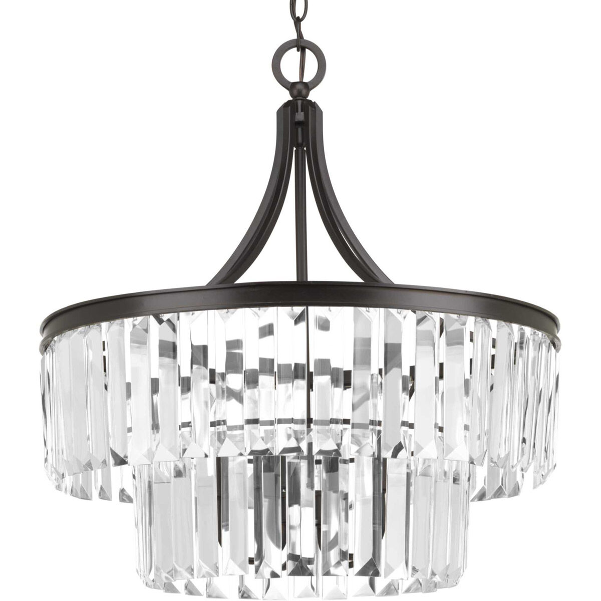 Benedict 5 Light 22.25 inch Antique Bronze Pendant Ceiling Light, Design Series