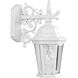 Dover 1 Light 13 inch Textured White Outdoor Wall Lantern, Small