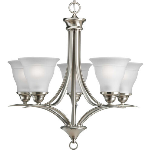 Nerissa 5 Light 23 inch Brushed Nickel Chandelier Ceiling Light