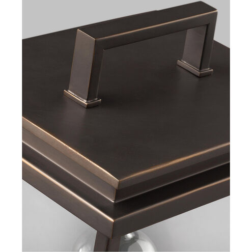 Chancellor 1 Light 16.75 inch Antique Bronze Outdoor Post Lantern