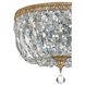 Everett 3 Light 12 inch Gold Flush Ceiling Light