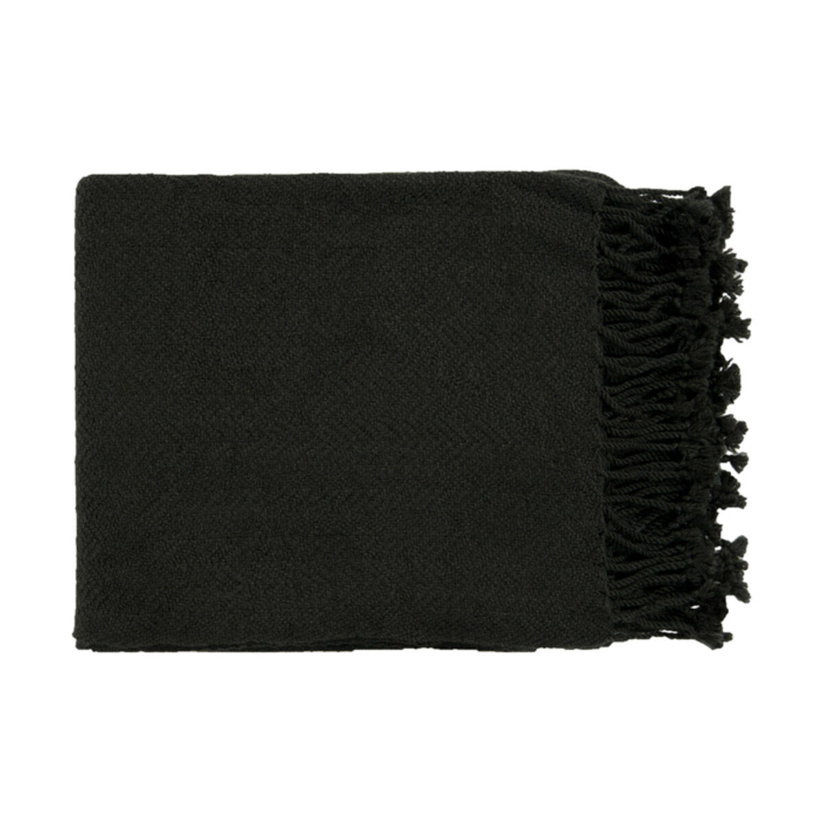 Donna 60 X 50 inch Black Throw