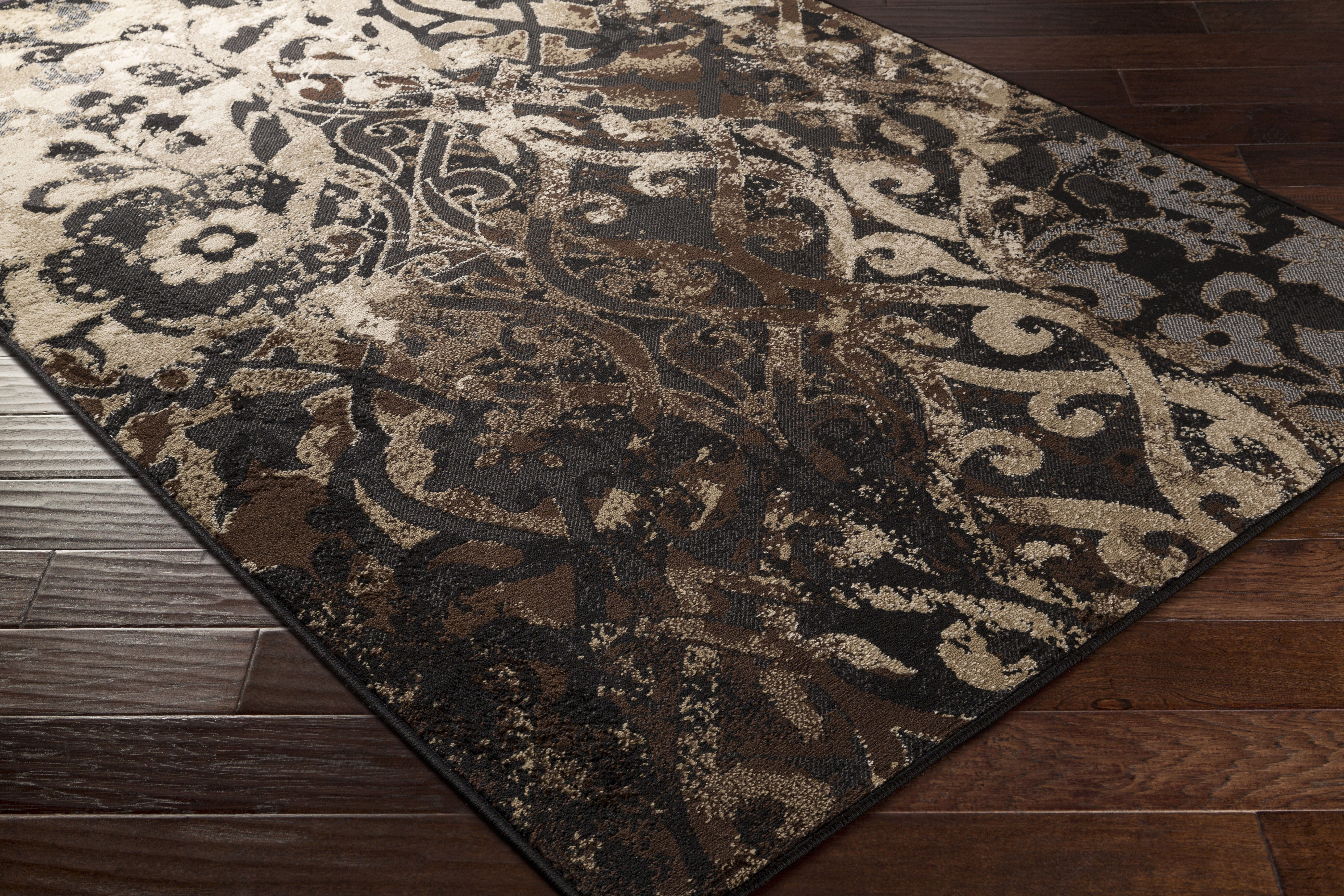 Adora 91 X 26 inch Charcoal Rug, Runner