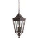 Quade 3 Light 12 inch Grecian Bronze Outdoor Hanging Lantern