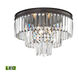 Farrell LED 19 inch Oil Rubbed Bronze Semi Flush Mount Ceiling Light