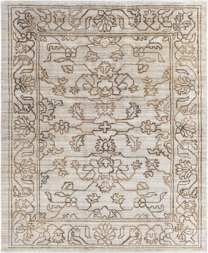 Estelle 120 X 96 inch Light Gray Rug, Rectangle