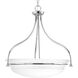 Erskine 3 Light 22.5 inch Polished Chrome Inverted Pendant Ceiling Light