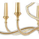 Harry 8 Light 32 inch Parisian Gold Leaf Chandelier Ceiling Light