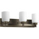 Kameron 3 Light 21.75 inch Antique Bronze Bath Vanity Wall Light