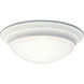 Lincoln 1 Light 11.5 inch White Flush Mount Ceiling Light