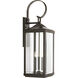 Caelum 3 Light 31 inch Antique Bronze Outdoor Wall Lantern, Large, Design Series