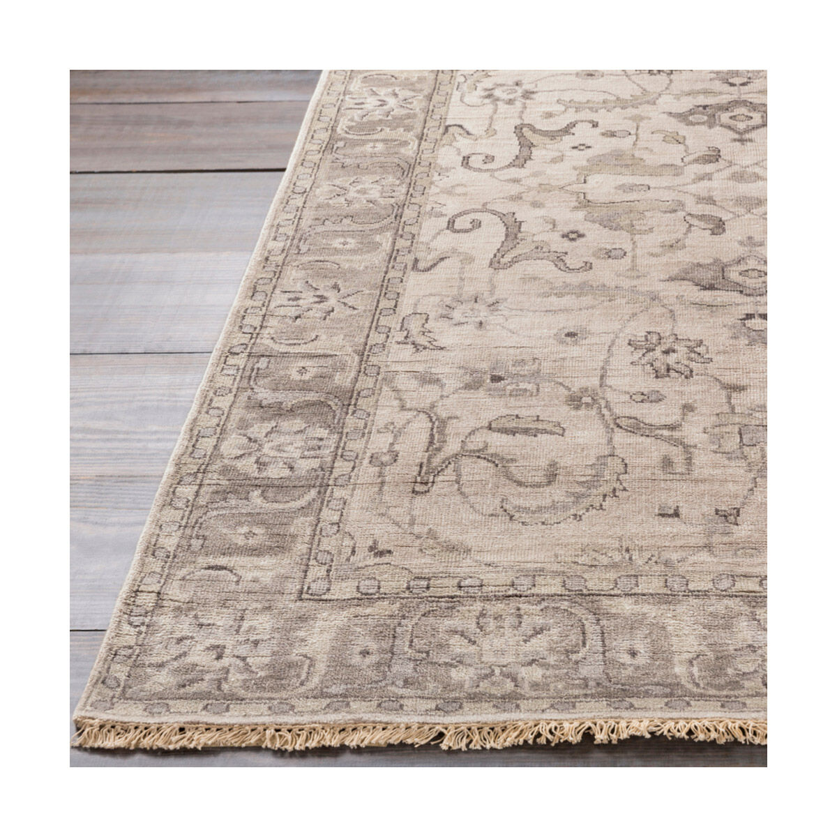 Farrar 96 X 96 inch Gray Rug, Round