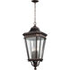 Quade 13.63 inch Grecian Bronze Outdoor Hanging Lantern