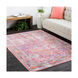 Thora 69 X 47 inch Bright Pink/Lavender/Saffron/Dark Purple/Lime Rugs, Rectangle
