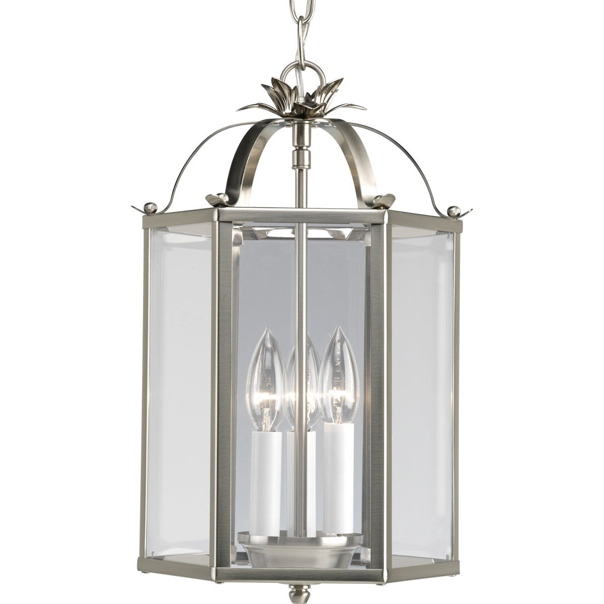 Nohely 3 Light 8.31 inch Brushed Nickel Foyer Pendant Ceiling Light