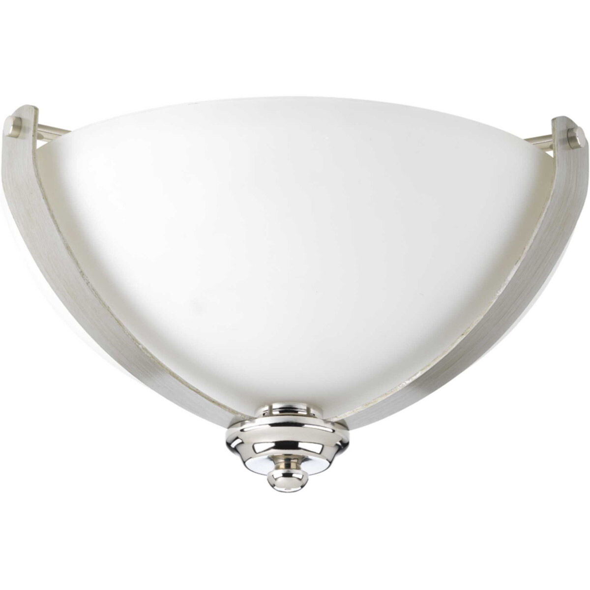 Vanora 2 Light 14.88 inch Polished Nickel Flush Mount Ceiling Light, Design Series