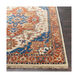 Douglas 36 X 24 inch Burnt Orange/Sky Blue/Camel Rugs, Wool and Cotton